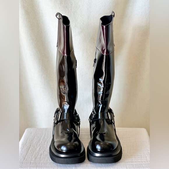 Brand New Jeffrey Campbell Friesian Riding Boots - Picture 3 of 5
